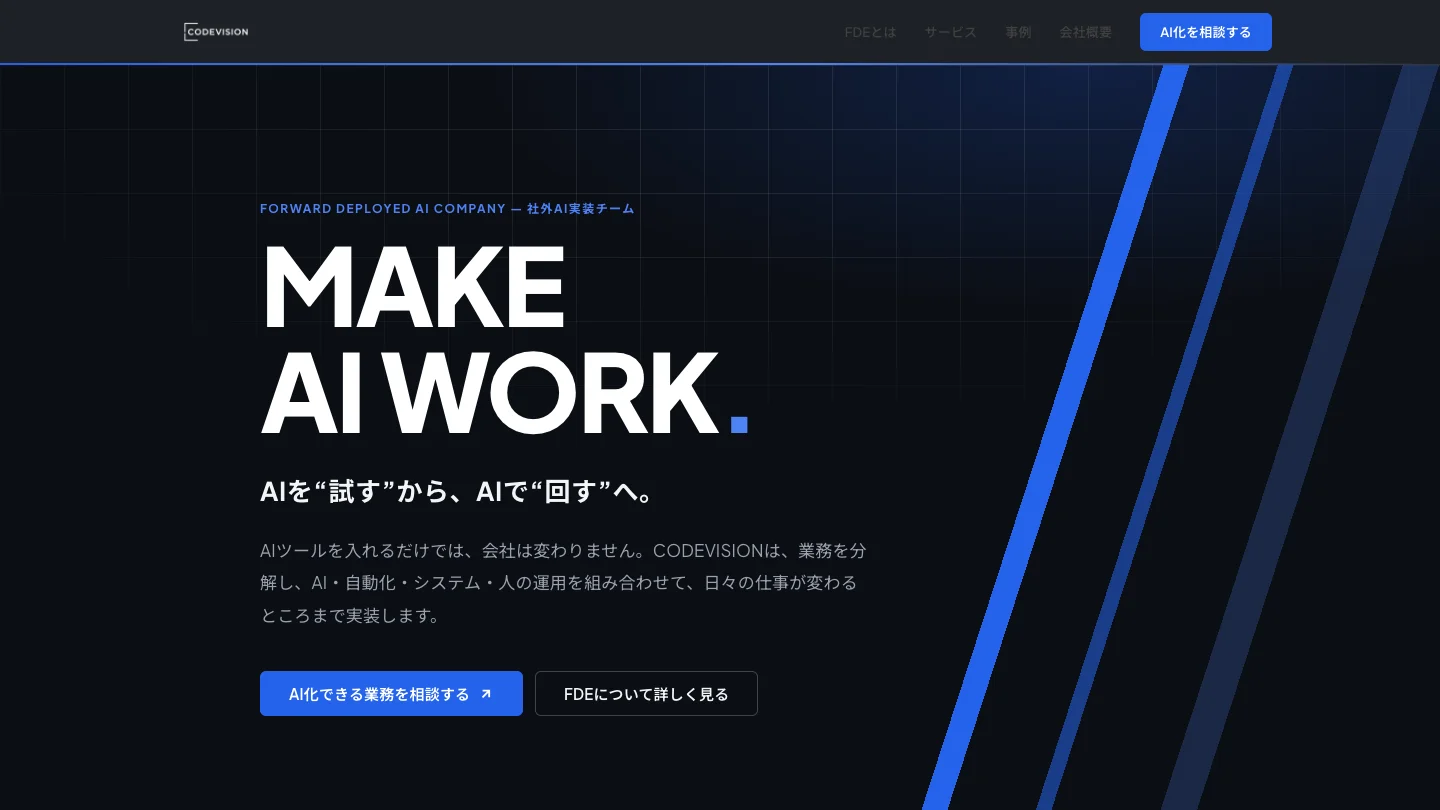 Webサイトの制作例